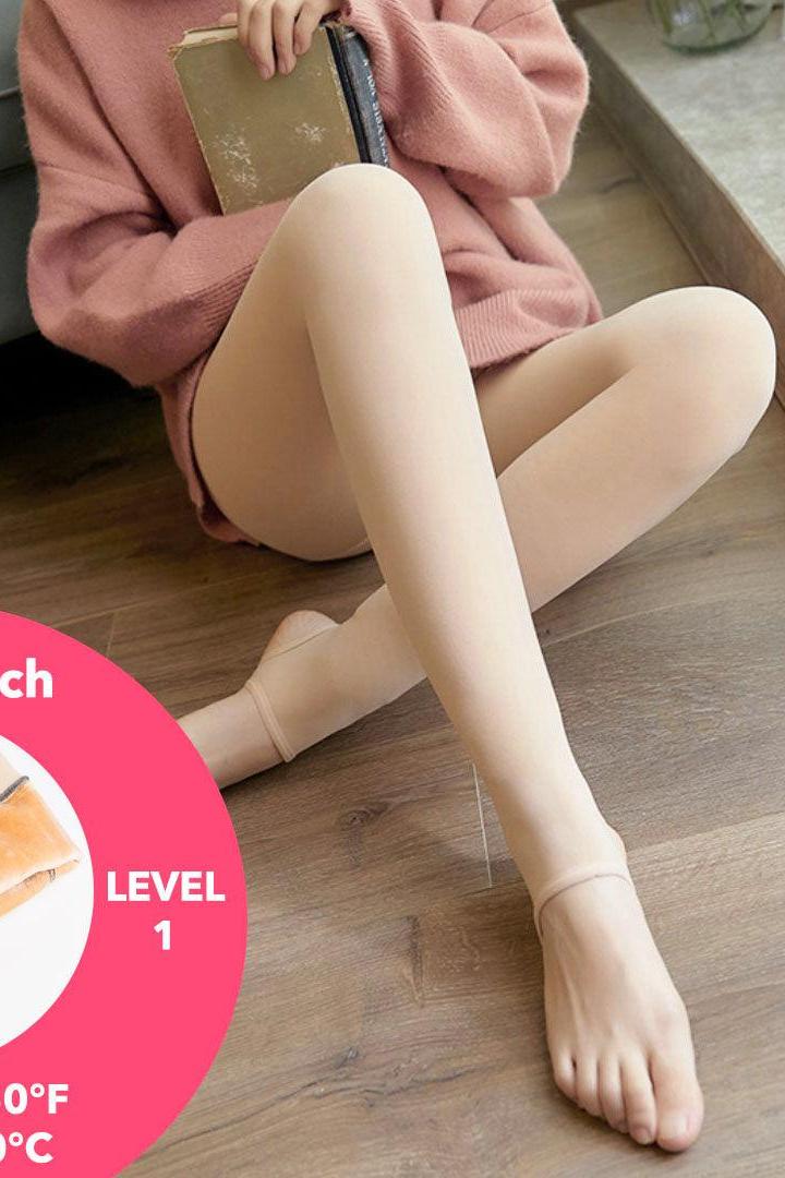 Clara™ Wärmetechnologie Transluzente Superstretch-Tights Leggings