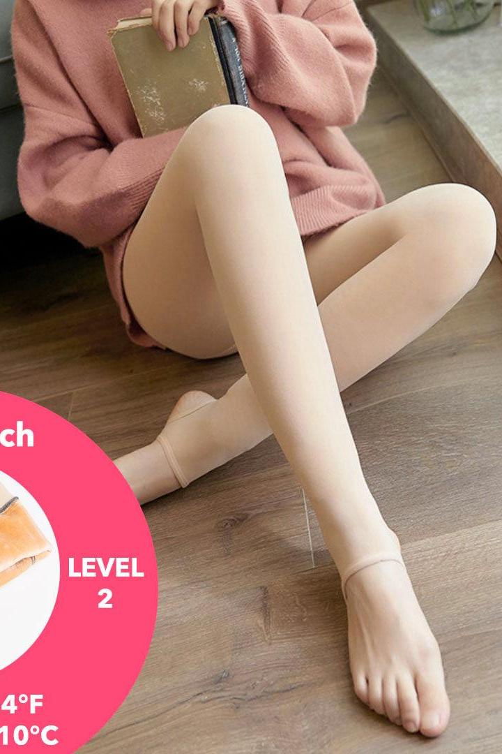 Clara™ Wärmetechnologie Transluzente Superstretch-Tights Leggings