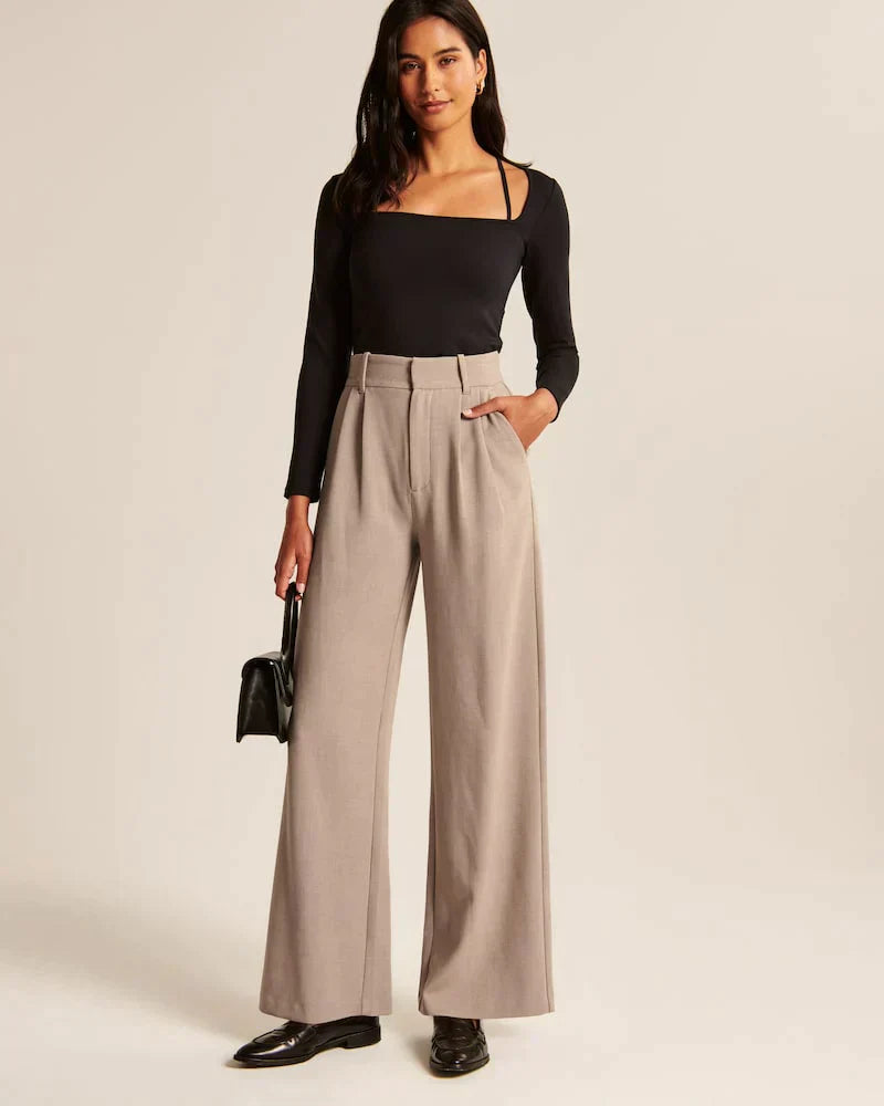 Elena's Ease | Lässige Hose mit weitem Bein