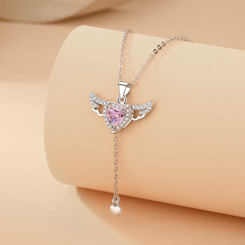 Thirza™ | Elegante Halskette mit Engelsflügeln
