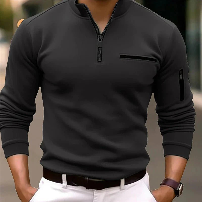 Billie® | Lässiges Shirt mit Viertelreißverschluss