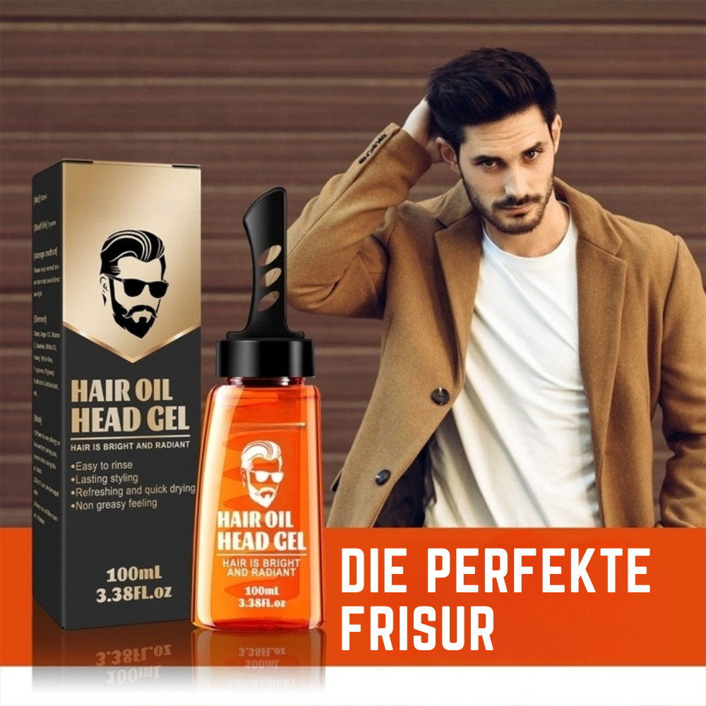 1+1 GRATIS | TwinGroom® | Herren-Haargel mit Kamm