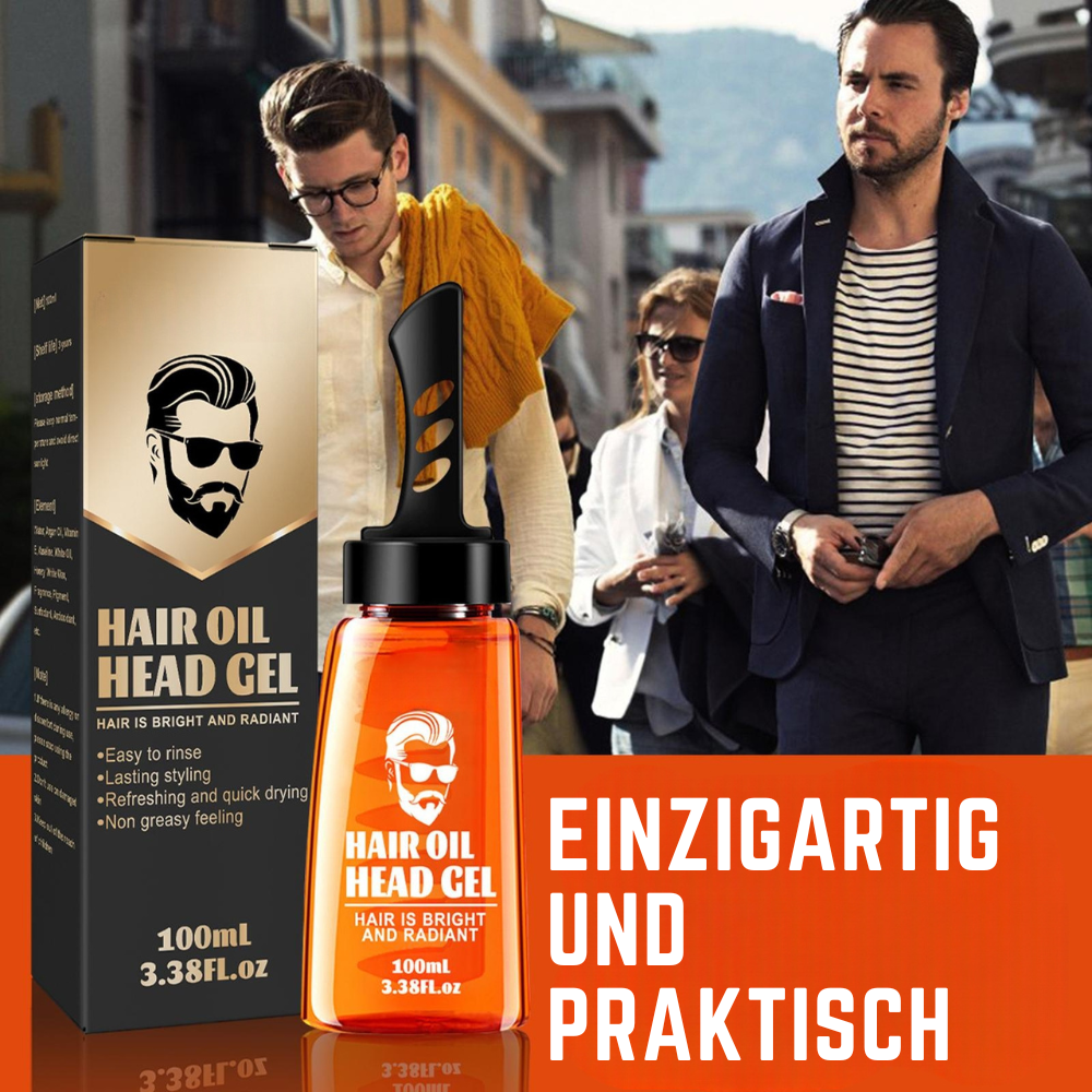 1+1 GRATIS | TwinGroom® | Herren-Haargel mit Kamm