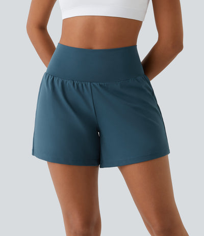 Margarethe™ 2-in-1-Yoga-Shorts mit Taschen