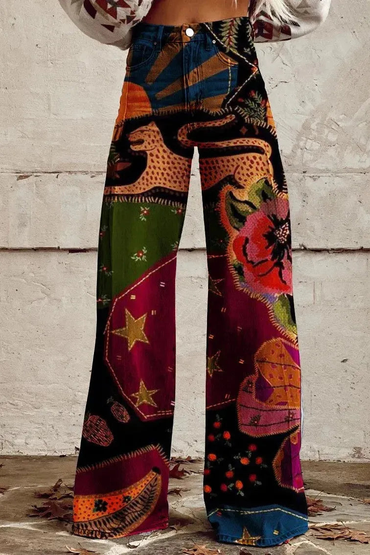 Antonia® | Antonia Hose mit Vintage-Print
