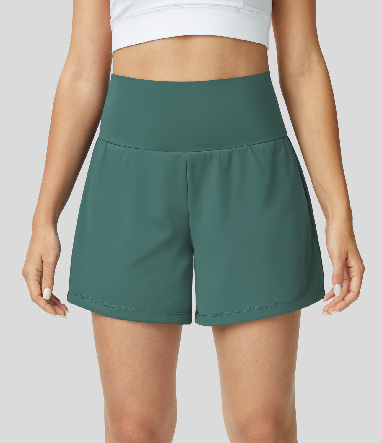 Margarethe™ 2-in-1-Yoga-Shorts mit Taschen