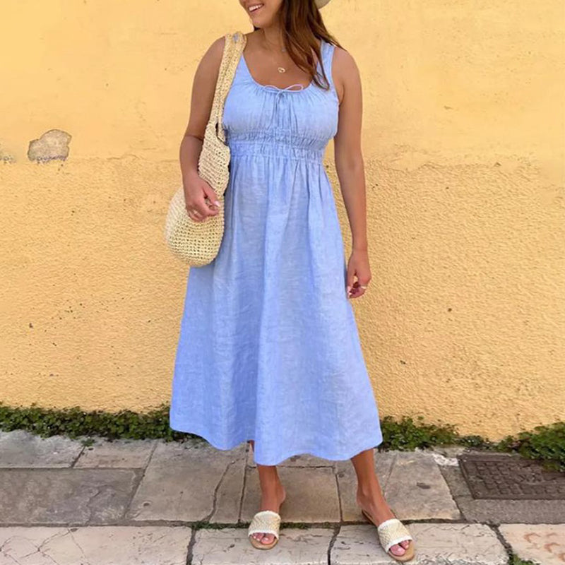 50% RABATT | Smockelle™ | Damen Smocked Kleid