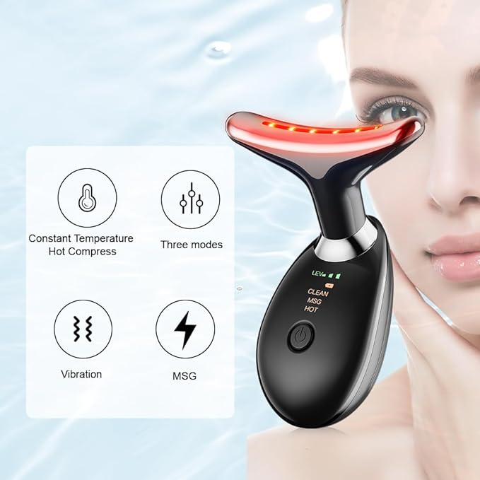 Glowvera™ | 3 in 1 Nacken- und Gesichtsmassagegerät