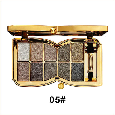 50% RABATT | PrismGlow™ | 10 Farben Sparkle Shimmer Lidschattenpalette