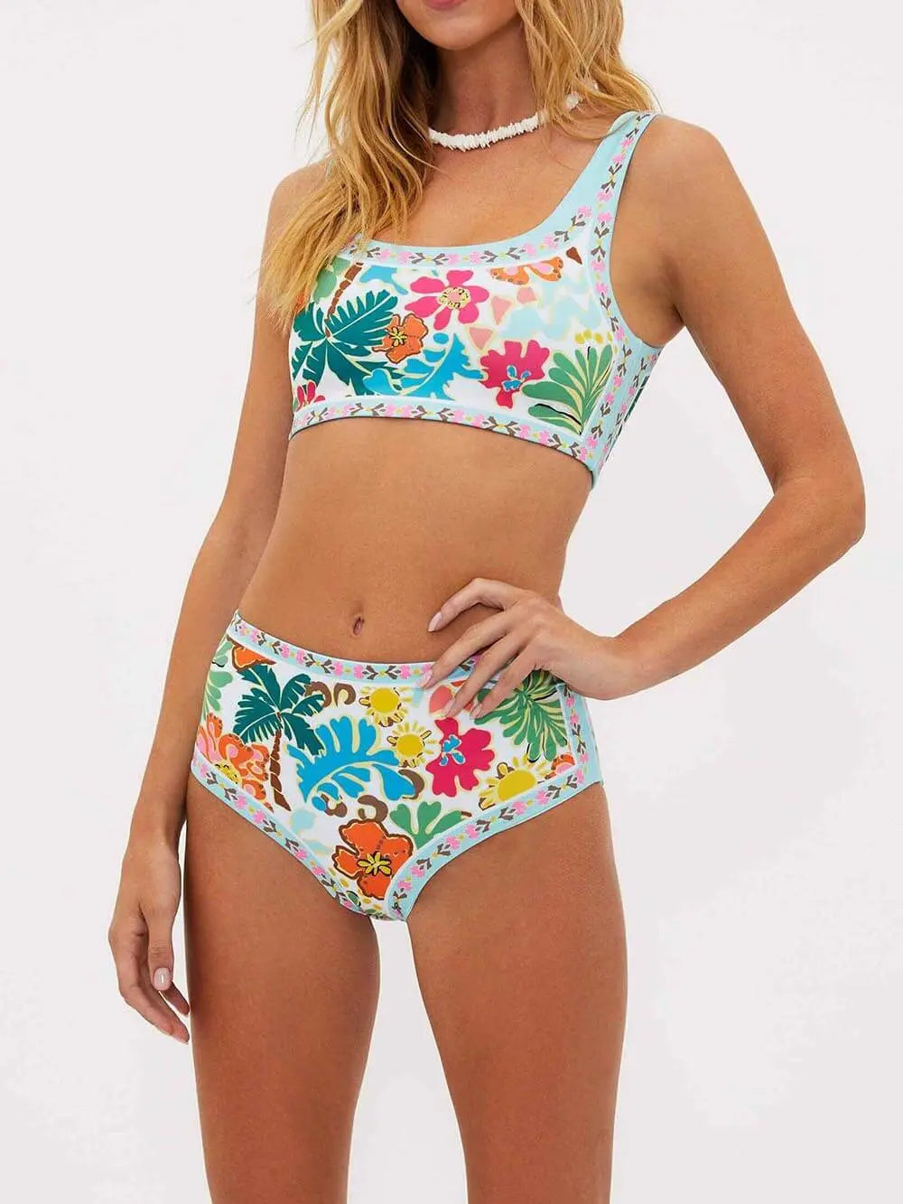 EMMIE | Stützender Geblümter Stretch-Bikini