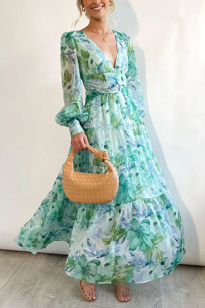50% RABATT | Sommer Maxi-Kleid Florish