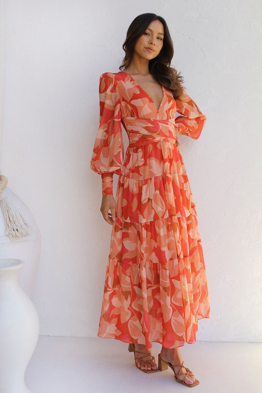 50% RABATT | Sommer Maxi-Kleid Florish