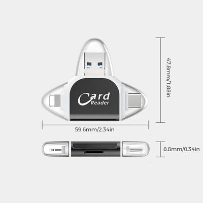 50% RABATT | MegaPort™ - 4-in-1 universal-multiport-sd/tf-kartenleser [Letzter Tag Rabatt]