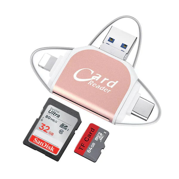 50% RABATT | MegaPort™ - 4-in-1 universal-multiport-sd/tf-kartenleser [Letzter Tag Rabatt]