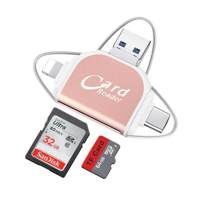 50% RABATT | MegaPort™ - 4-in-1 universal-multiport-sd/tf-kartenleser [Letzter Tag Rabatt]
