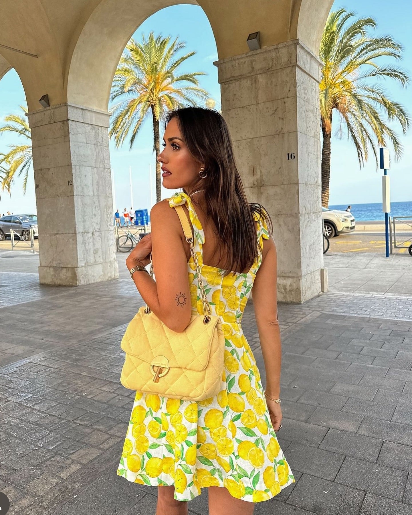 Limora™ | Sommerkleid mit auffälligem Limettenprint