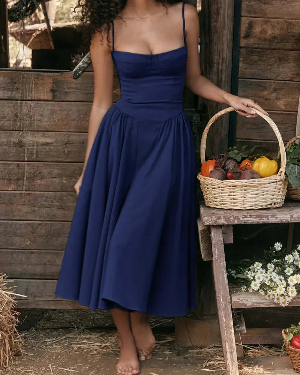 50% RABATT | Corsique™ | Stylisches Maxikleid mit Korsett