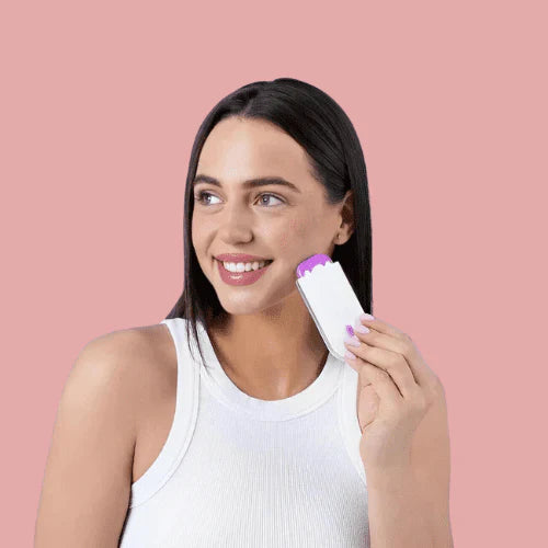 IPL Haarentfernungsgerät für schmerzfreie Laser Haarentfernung, langanhaltend glatte Haut an Beinen, Achseln & Gesicht