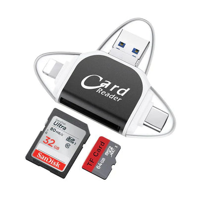 50% RABATT | MegaPort™ - 4-in-1 universal-multiport-sd/tf-kartenleser [Letzter Tag Rabatt]