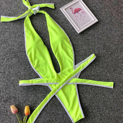 50% RABATT | SwimSway | Brasilianischer rückenfreier Badeanzug