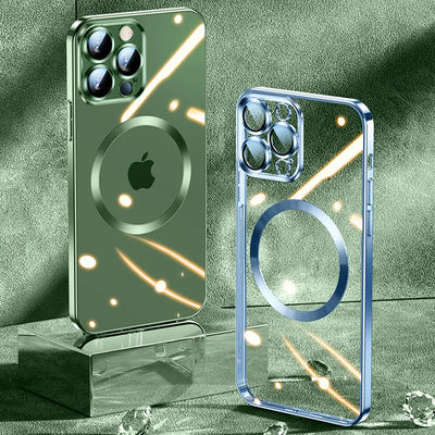 50% RABATT | Metalliq™ | Kabellose magnetische iPhone-Hülle mit Galvanik