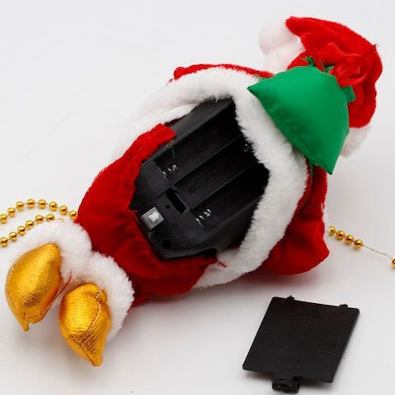 MerryClimb® | SantaTone Weihnachtsmann mit Musik – kletternde Dekofigur
