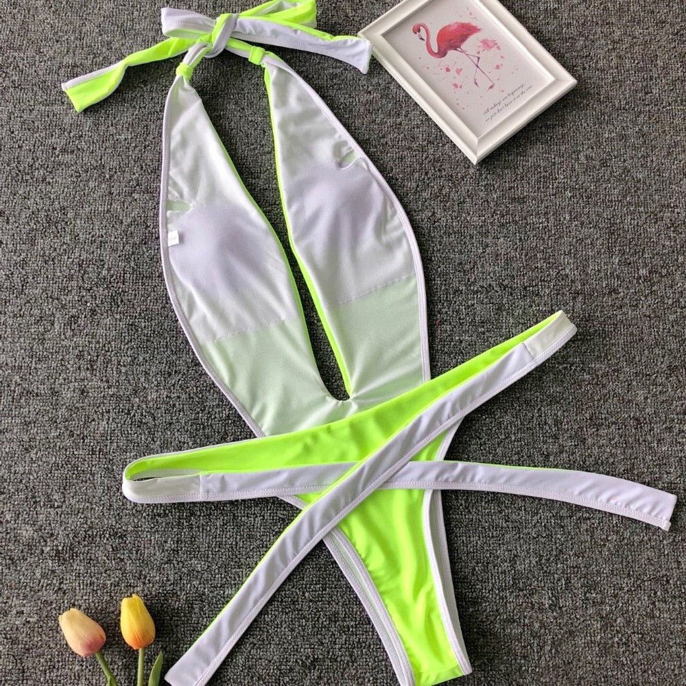 50% RABATT | SwimSway | Brasilianischer rückenfreier Badeanzug