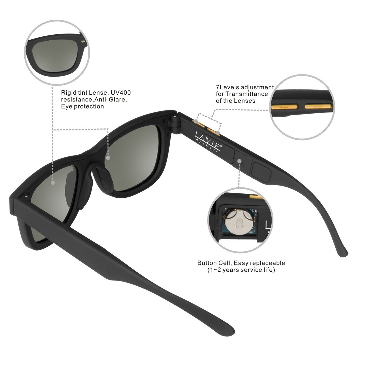 50% RABATT | ND Sunglasses | Manuell einstellbar