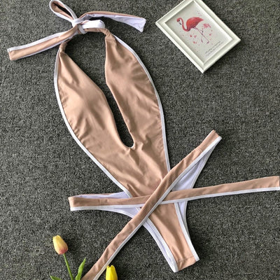 50% RABATT | SwimSway | Brasilianischer rückenfreier Badeanzug