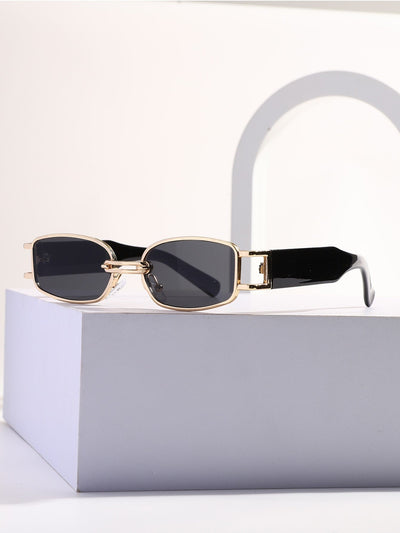 50% RABATT | BeachGlare | Mode Brille mit metallischem Rahmen
