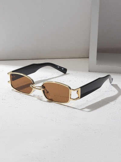 50% RABATT | BeachGlare | Mode Brille mit metallischem Rahmen