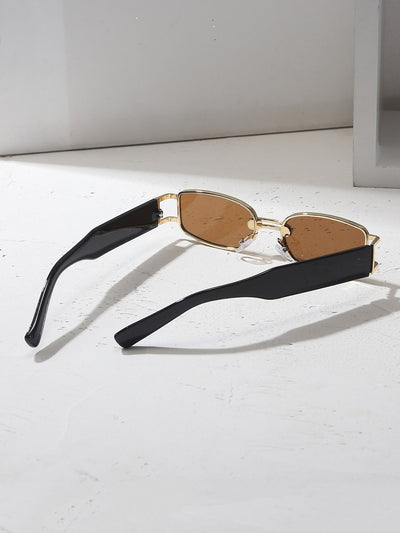 50% RABATT | BeachGlare | Mode Brille mit metallischem Rahmen