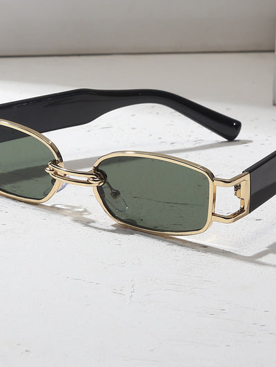 50% RABATT | BeachGlare | Mode Brille mit metallischem Rahmen