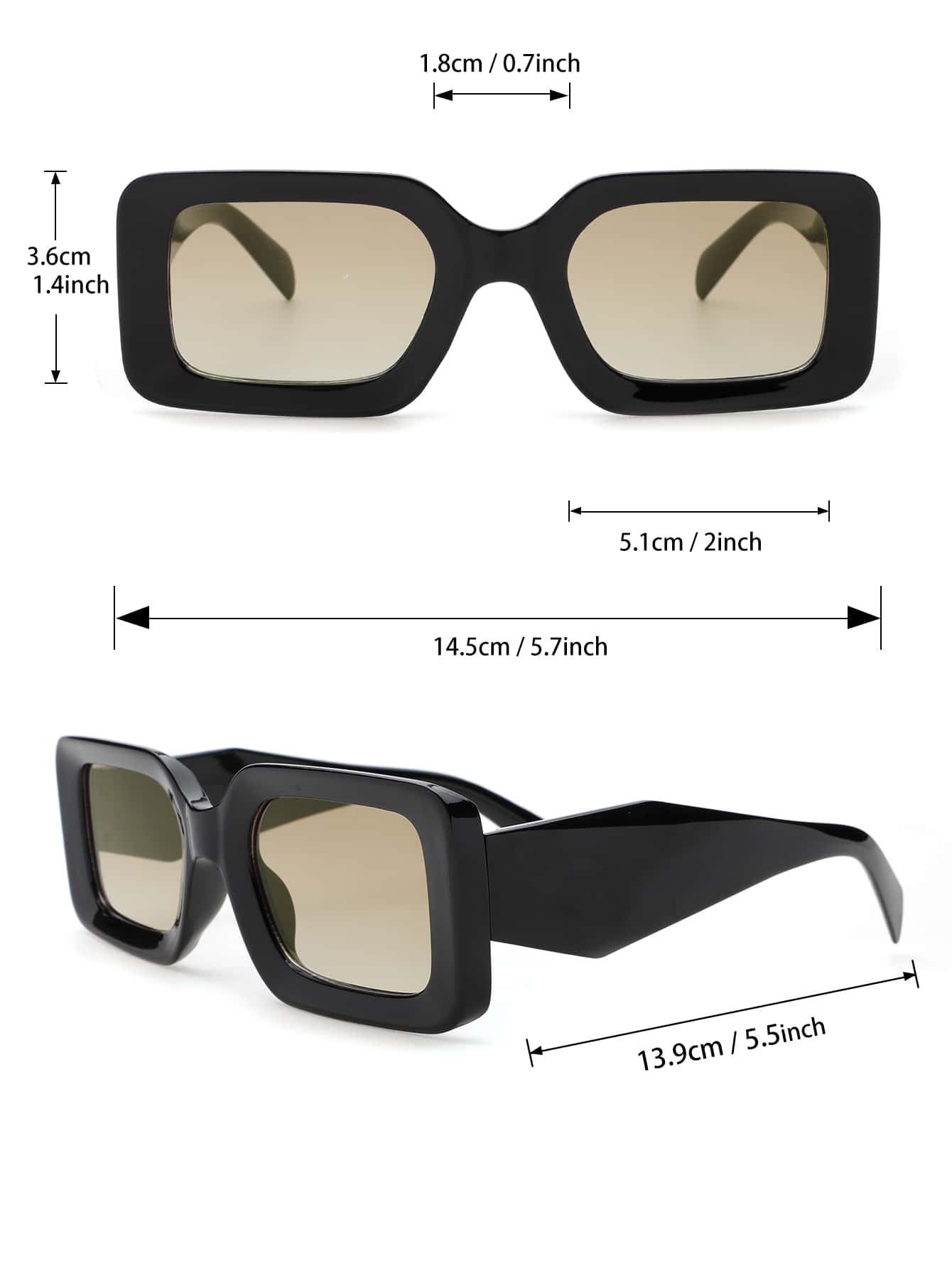 MetroFrame | Mode Brille mit quadratischem Rahmen