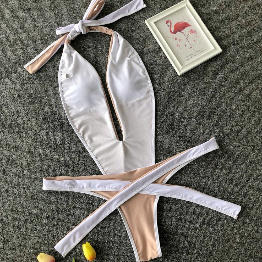 50% RABATT | SwimSway | Brasilianischer rückenfreier Badeanzug