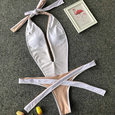 50% RABATT | SwimSway | Brasilianischer rückenfreier Badeanzug