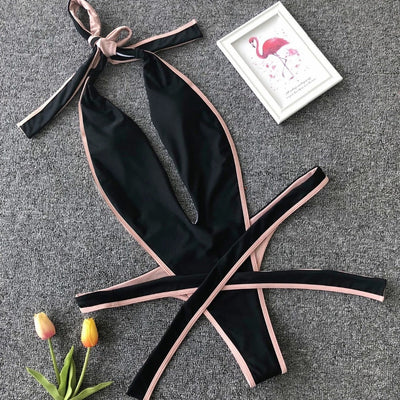 50% RABATT | SwimSway | Brasilianischer rückenfreier Badeanzug