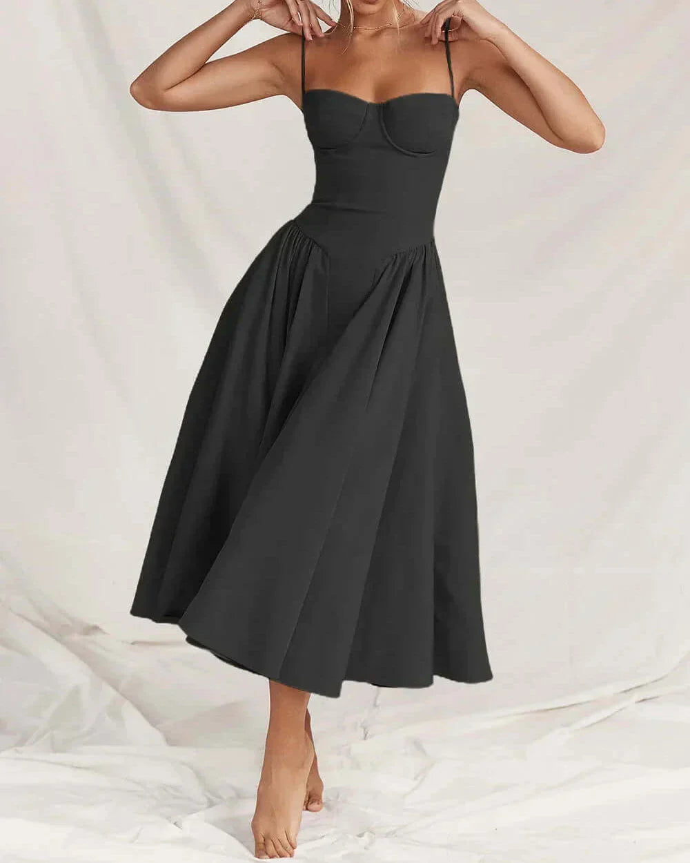 50% RABATT | Corsique™ | Stylisches Maxikleid mit Korsett