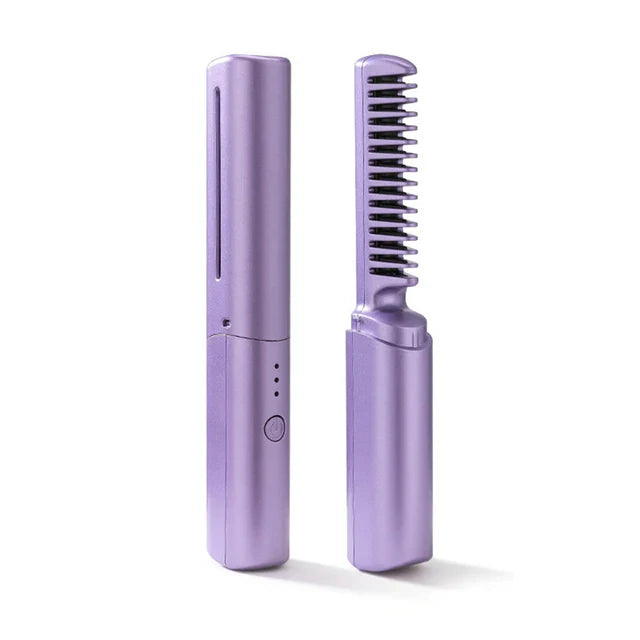 1+1 GRATIS | ZenSilk® | Drahtlose Haarglätterbürste