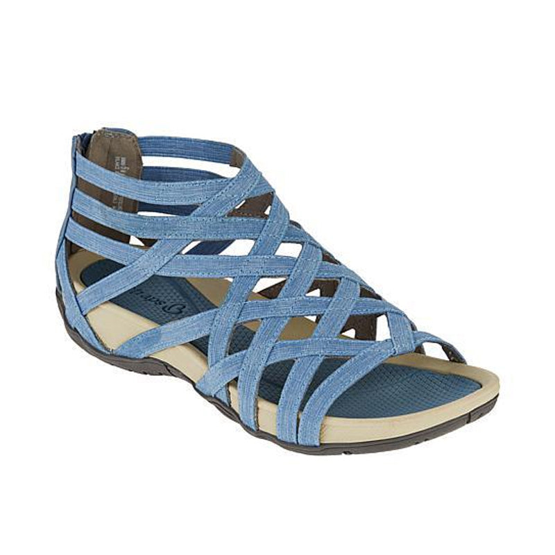 Runder Zehenpartie | Hohle römische Gladiator-Sandalen