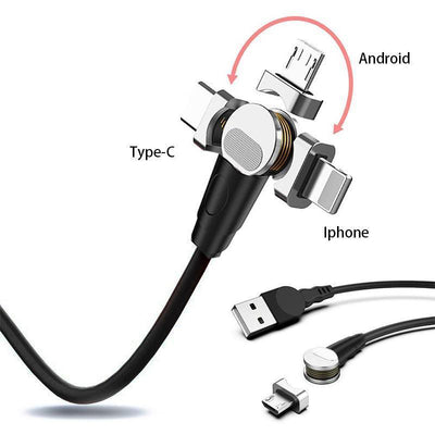 50% RABATT | Zaplet™ | 3-in-1 Ladekabel – lädt zwei Handys gleichzeitig