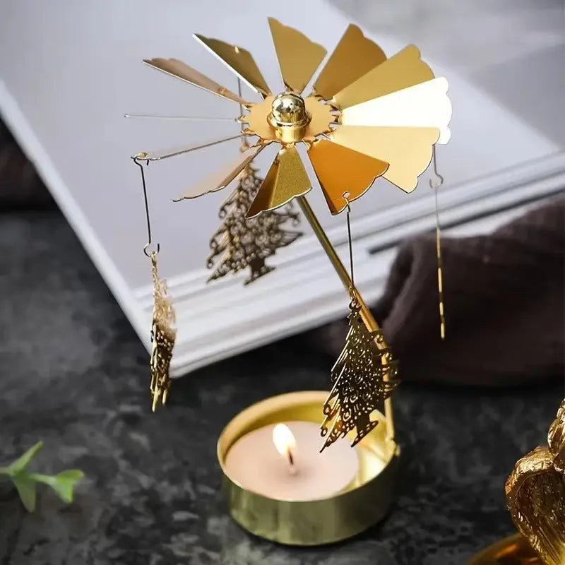 TwirlCandle® | RotateGlow candle holder – 1+1 free, rotating & decorative