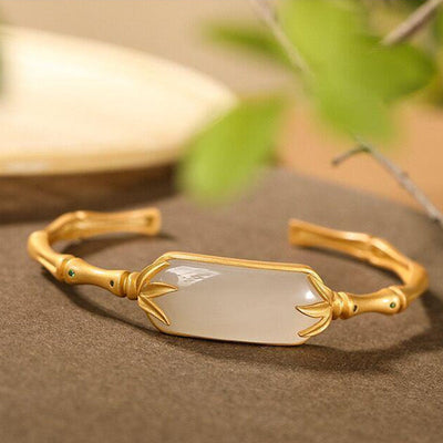 50% RABATT | BambooGrace™ | Eleganter antiker Bambusarmreif