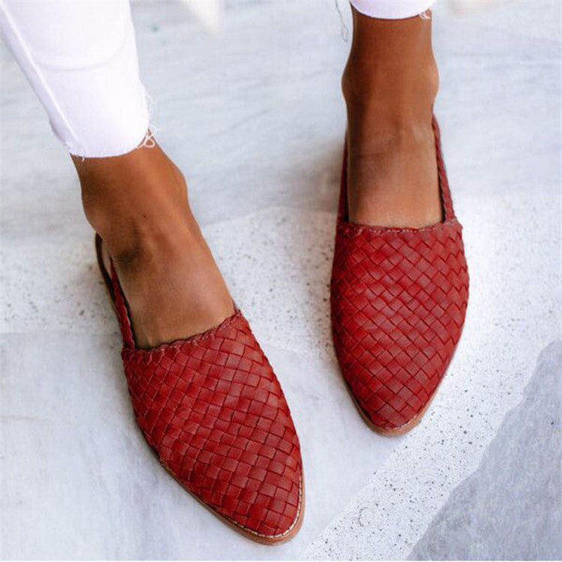 50% RABATT | Pliette™ | Schicke geflochtene Slingbacks