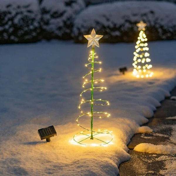 50% RABATT | SolarStar® | LuminaTree Metall-Baum mit LEDs – Solarbetrieb & Zauberlicht