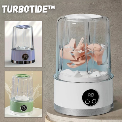 50% RABATT | TurboTide™ | Tragbare Mini-Waschmaschine
