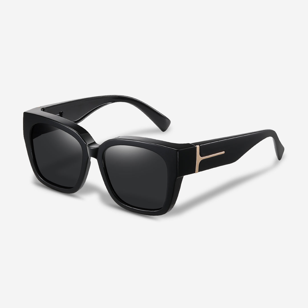 50% RABATT | ClipShades™ | Stylische Overlay-Sonnenbrille für Brillenträgerinnen