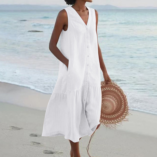 50% RABATT | Zariva™ | Stylisches Sommerkleid