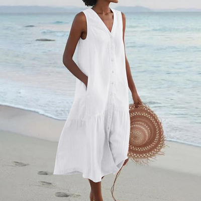 50% RABATT | Zariva™ | Stylisches Sommerkleid