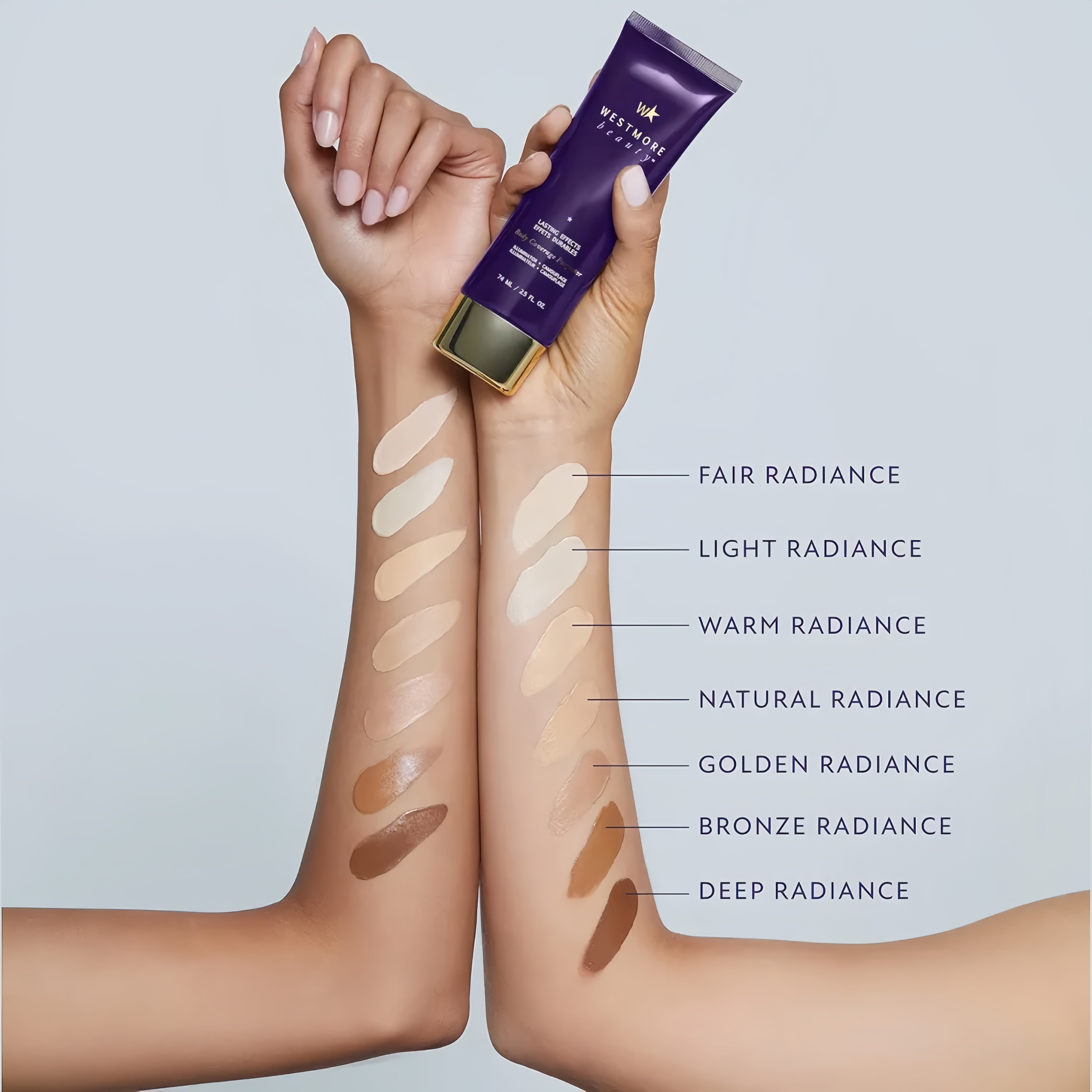 Eelhoe Body Coverage Perfector – Abdeckcreme für Körper und Gesicht, 74 ml, mit Verpackung und Make-up-Pinsel